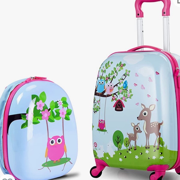 baby boy Other - Kids Luggage Carry-on Suitcase & Backpack Set, Children Travelling Case